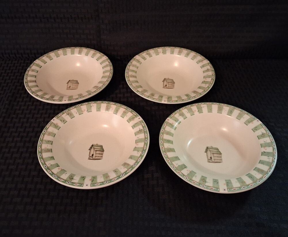 Pfaltzgraff Naturewood 7 1/4” Cereal Bowls Set of 4